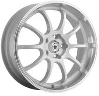 KONIG 26W LIGHTNING 16X7 GLOSS WHITE WITH MACHINED LIP